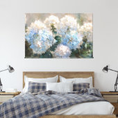*~* TV2 Pink Blue Hydrangea Canvas Print キャンバスプリント (インサイチュ (寝室))