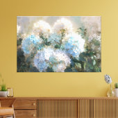 *~* TV2 Soft Blue Hydrangea Canvas Print キャンバスプリント (インサイチュ (リビング))