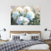 *~* TV2 Soft Blue Hydrangea Canvas Print キャンバスプリント (インサイチュ (寝室))