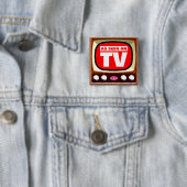 TV -レトロTVで見られる 缶バッジ (インサイチュ)