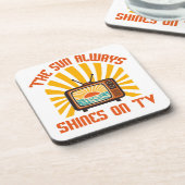 TV-80s音楽トリビュートで太陽が輝く コースター (左側)