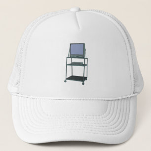 TV and VCR cart Classroom 80s 90s Funny School キャップ