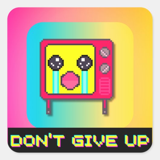 TV Cry スクエアシール (正面)