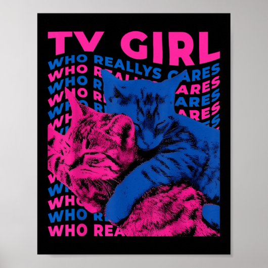 Tv Girl Album Frenchs Exit Who Really 気に Cat Tv ポスター (正面)