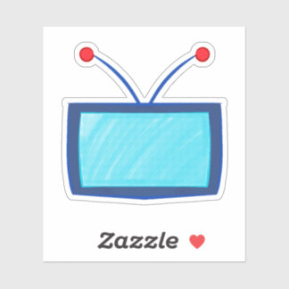 TV Head Man シール