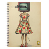 TV Lady Portrait Notebook ノートブック (正面)