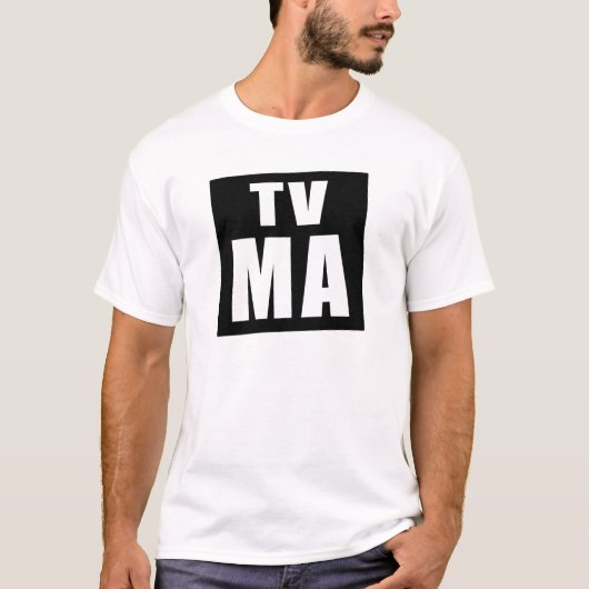 TV: MA (成長した聴衆)のTシャツ Tシャツ (正面)