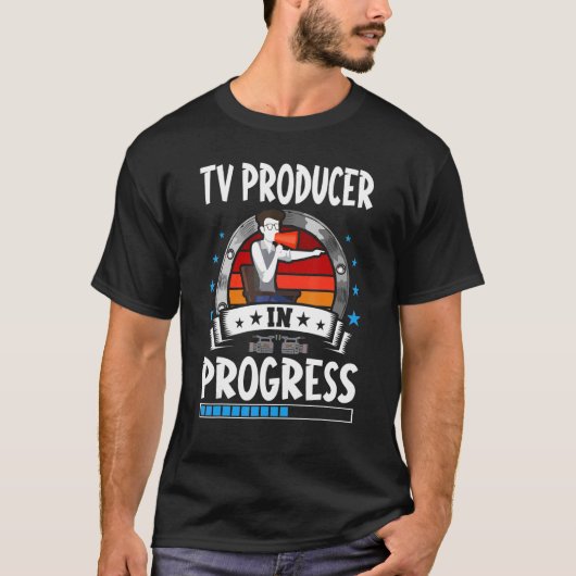Tv Producer In Progress Trainee Student Tシャツ (正面)