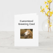 TVARによってカスタマイズ挨拶状 カード (黄色い花)