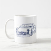 TVR Cerbera 1993年 コーヒーマグカップ (左)