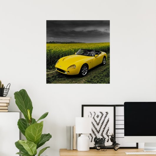 TVR Griffith Print ポスター (ホームオフィス)