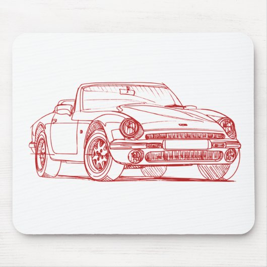 TVR V8S 1994年 マウスパッド (正面)