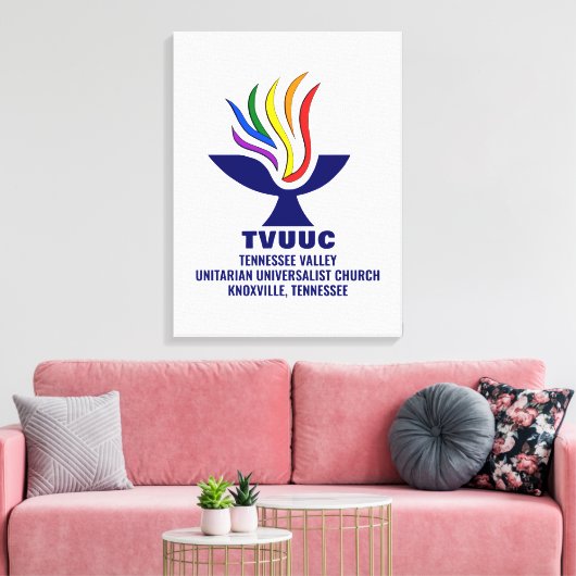 TVUUCテネシー渓谷ユニテリアン大学 キャンバスプリント (インサイチュ (リビング))