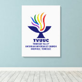 TVUUCテネシー渓谷ユニテリアン大学 キャンバスプリント (インサイチュ (ウッドフロア))