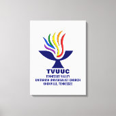 TVUUCテネシー渓谷ユニテリアン大学 キャンバスプリント (正面)