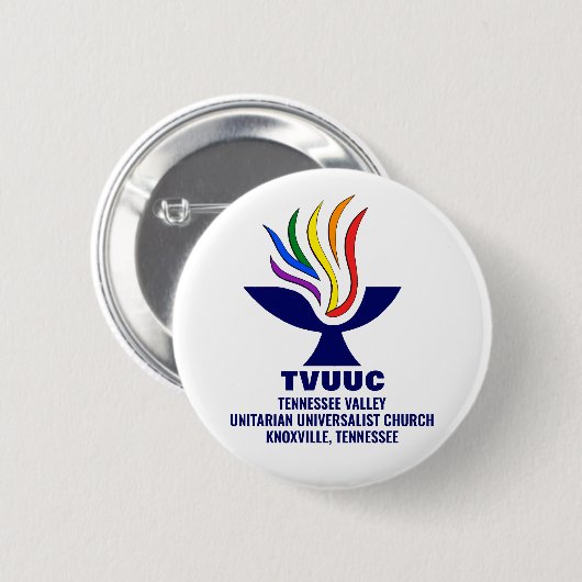TVUUCテネシー渓谷ユニテリアン大学 缶バッジ (正面&裏面)