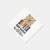 TVUUC - Book Justice! スタンダードカクテルナプキン (角)