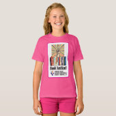 TVUUC - Book Justice! Tシャツ (正面フル)