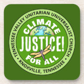 TVUUC Climate Justice!すべて コースター (正面)