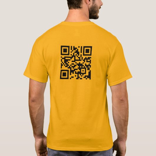 TVUUC QRコードからWebサイトへ Tシャツ (裏面)