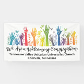 TVUUC - Welcoming Congregation 横断幕 (横)