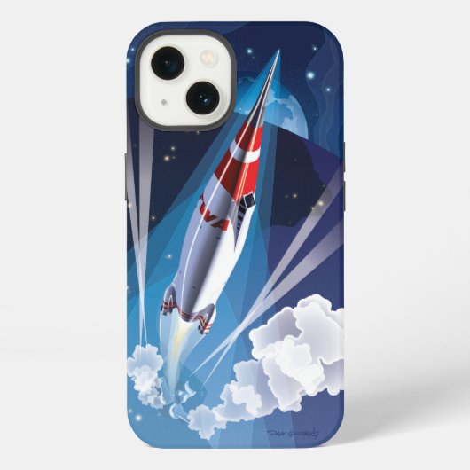 TWAで飛ぶ: iPhoneケース iPhone 13ケース (裏面)