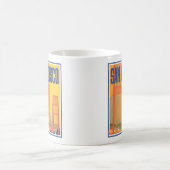 Twaのサンフランシスコ飛んでいるへの旅行ポスター コーヒーマグカップ (中央)