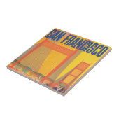 Twaのサンフランシスコ飛んでいるへの旅行ポスター タイル (側面)