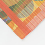 Twaのサンフランシスコ飛んでいるへの旅行ポスター フリースブランケット (角)