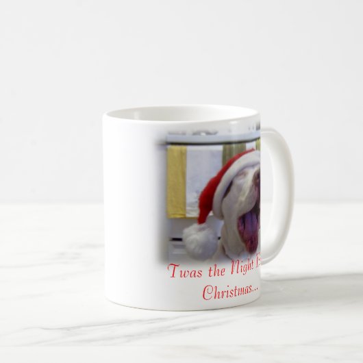 Twasクリスマスのマグの前の夜 コーヒーマグカップ (正面右)