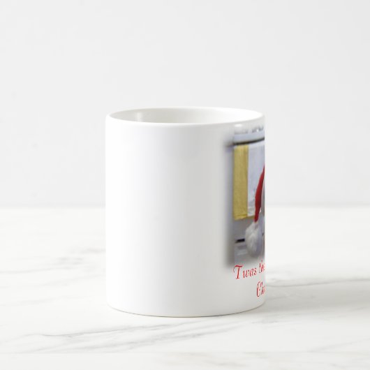 Twasクリスマスのマグの前の夜 コーヒーマグカップ (中央)