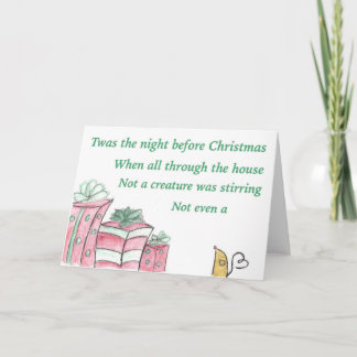 twasクリスマスの前の夜 シーズンカード