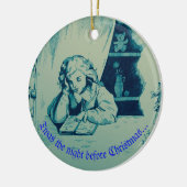 Twasクリスマスの前の夜 セラミックオーナメント (左)