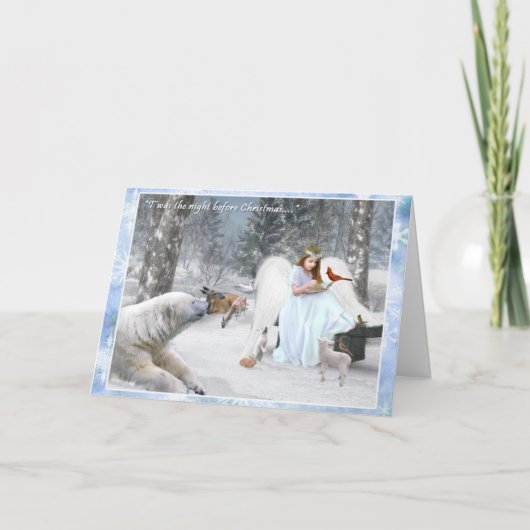 Twasクリスマス-ホリデーカードの前の夜 シーズンカード (正面)