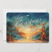 Twas Christmas in July Beach Holiday Card – 5x7 シーズンカード (正面)