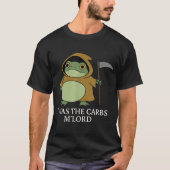 T'Was The Carbs M Lord Medieval Knight Frog Tシャツ (正面)