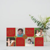 Twas the night beforeクリスマスHolidayフォトカード シーズンカード (スタンド正面)