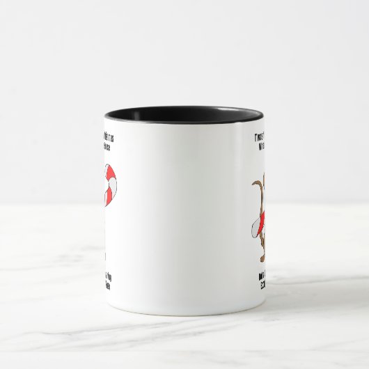 Twas the Night Before Christmas Mouse Mug マグカップ (中央)