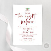 Twas The Night Before Wedding Rehearsal Dinner 招待状