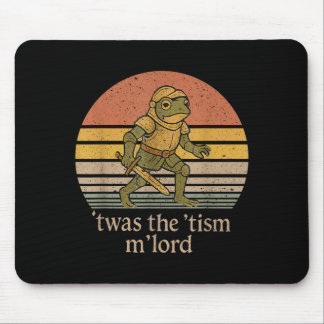 Twas The Tism M Lord Frog Knight - 自閉症啓発 マウスパッド