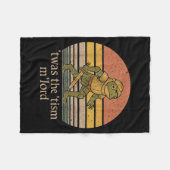 Twas The Tism M Lord Frog Knight - Autism Awarenes フリースブランケット (正面(横))