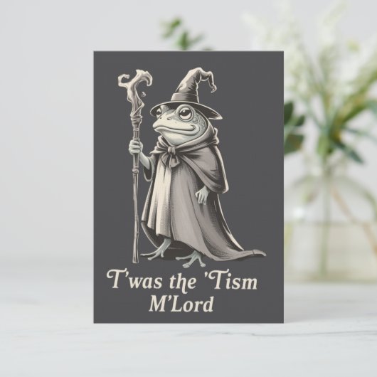T'was The 'Tism M'lord おかしなカエル魔法使いミーム 招待状 (スタンド正面)