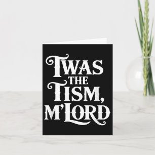Twas the Tism Mlord Autism Awareness Support カード
