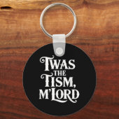 Twas the Tism Mlord Autism Awareness Support キーホルダー (正面)