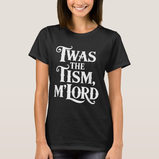 Twas the Tism Mlord Autism Awareness Support Tシャツ (正面)