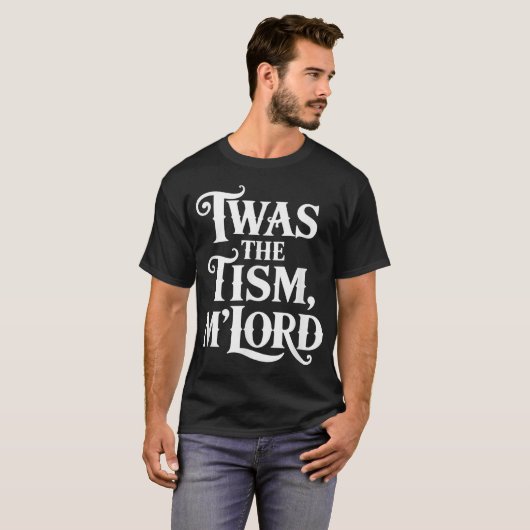 Twas the Tism Mlord Autism Awareness Support Tシャツ (正面フル)