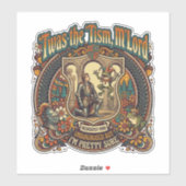  Twas the Tism M'Lord Autism Funny Neurospicy  シール (シート)