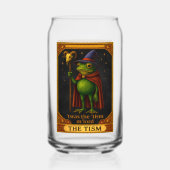 T'was The 'Tism M'Lord Frog Meme 自閉症啓発 ガラス缶 (正面)
