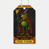 T'was The 'Tism M'Lord Frog Meme 自閉症啓発 ギフトタグ (裏面)