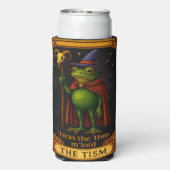 T'was The 'Tism M'Lord Frog Meme 自閉症啓発 スリム缶クーラー (Seltzer裏面)